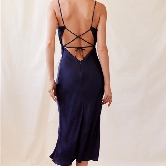 Andjela Kate Dress in Navy - Picture 2 of 3